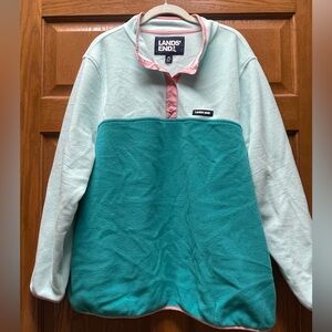 Land’s End Women’s Fleece Anorak Plus Size 2x Great Condition